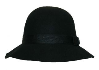 brand new girls bucket hat cap color black size 51cm fits head 