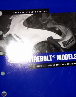  2008 Buell Firebolt Models Parts Manual