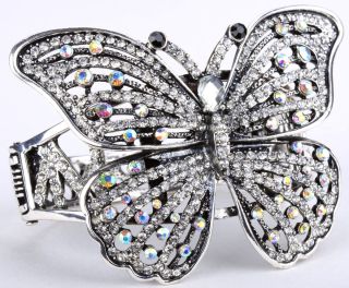 Clear Crystal Butterfly Bracelet Jewelry 7 Buy 10 Items  