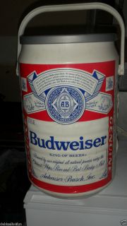 VINTAGE BUDWEISER BEER CAN COOLER ICE CHEST ANHEUSER   BUSCH