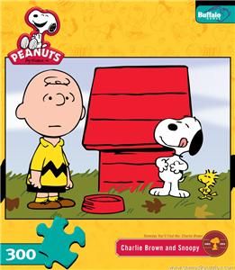 Buffalo Games Peanuts Charlie Brown and Snoopy Jigsaw Puzzle   300 pc