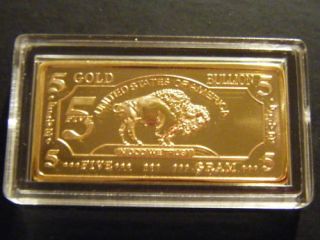  100 Mills 999 Gold "Buffalo" 5 Grams