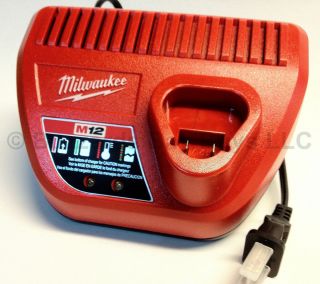 Milwaukee M12 Lithium Battery Charger 48 59 2401 FREE DOMESTIC 