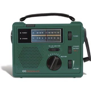 crane cc observer am fm weather emergency radio green new