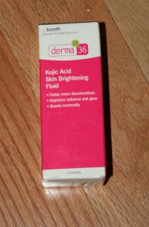 Booth Derma 36 Kojic Acid Skin Brightening Fluid Boosts Luminosity 