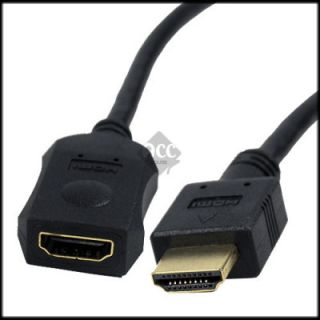 HDMI Male to Female HD Monitor Extension Cable 20cm