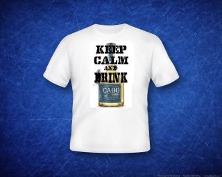 Keep Calm and Drink Cabo Wabo Chive T Shirt Size XL