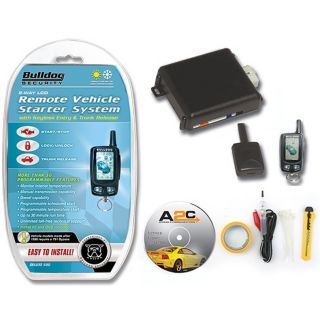 Bulldog Security Deluxe 500 2 Way Vehicle Starter System w/ LCD Screen 