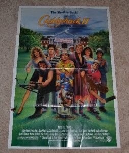 Caddyshack II 2 One Sheet Movie Poster 1sheet 1sh Chevy Chase Jackie 