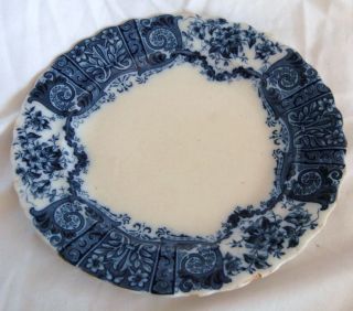 Burgess Leigh Middleport Pottery Flow Blue Plate