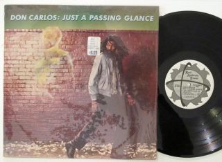 Don Carlos Just A Passing Glance LP RAS Roots Reggae M SHRINK
