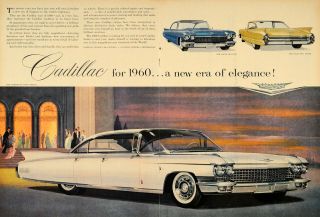   Ad Motor Car Division White Cadillac Fleetwood   ORIGINAL ADVERTISING