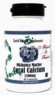 1x Okinawa Marine Coral Calcium 3300mg 72 Minerals