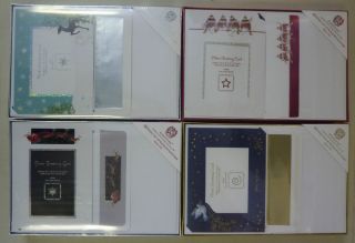 New Burgoyne 40 Holiday Greeting Cards with Matching Self Seal 