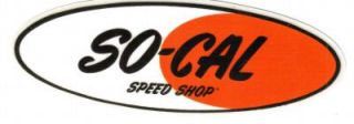 So Cal Speed Shop Vinyl Sticker A019
