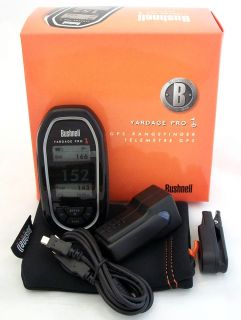 NEW Bushnell Yardage Pro Golf GPS Unit Range Finder Black 36 8110 