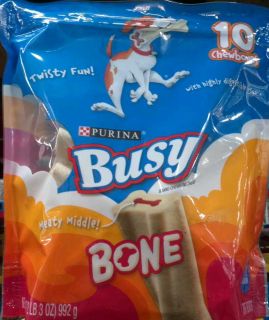 Purina Busy Bone 10 Chewbones 35 oz Dog Treats