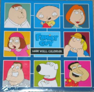 The Family Guy Animated TV Series 2008 Wall Calendar