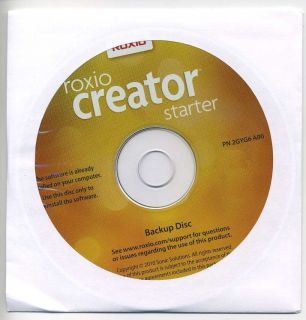   CREATOR 12 1 STARTER DVD CD BURNING SOFTWARE For DELL NEW SEALED WIN 7