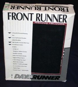 front runner personal organizer planner by dayrunner nib