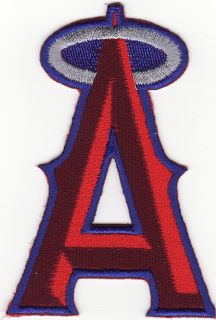 California Angels Letter A Embroidered Iron on Patch