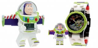 Lego Kids 9004346 Toy Story Buzz Lightyear Two Piece Assortment Clock 