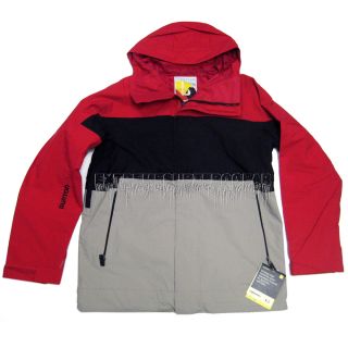 Burton Mens 2012 Snowboard Cardinal True Black Iron Gray Launch Jacket 