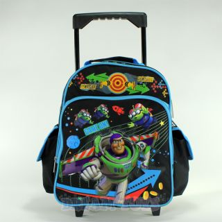 Disney Toy Story Buzz GAME 12 Toddler Small Rolling Backpack   Roller 