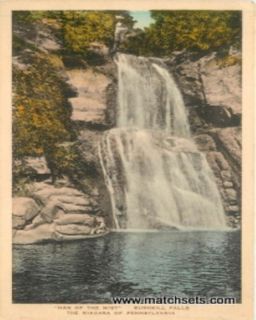 Bushkill Falls PA Man of The Mist Niagara of Pennyslvania Postcard 