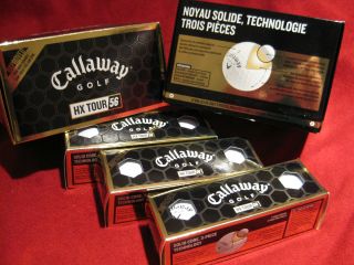Nine CALLAWAY HX TOUR 56 golf balls *****Brand New***** tour56 9