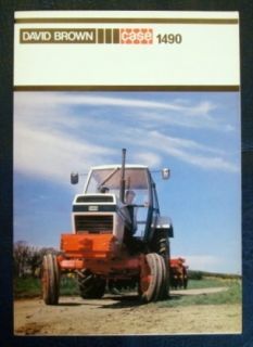 David Brown 1490 Tractor Sales Brochure C 1980