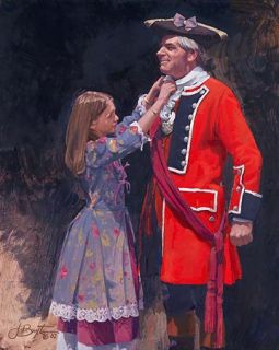 John Buxton Daughters Touch Giclee Canvas Royal Americans 99 100 