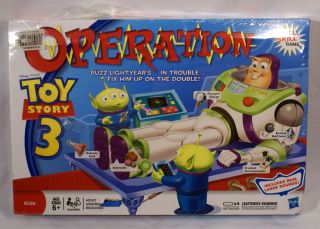   OPERATION Family Game Hasbro New in Package Disney Pixar Buzz Woody