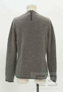Calvin Klein Collection Grey Cashmere Crew Neck Sweater Size Large 