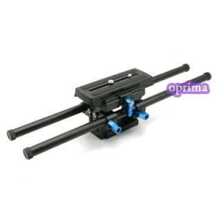 M5 Camera Base Plate Riser Rod for Cage Rig Support DSLR Canon 500D 