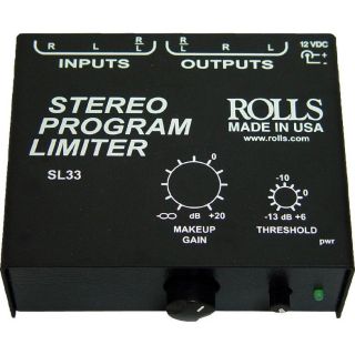 Rolls SL33B Stereo Program Limiter New WIRELESSSOUNDS