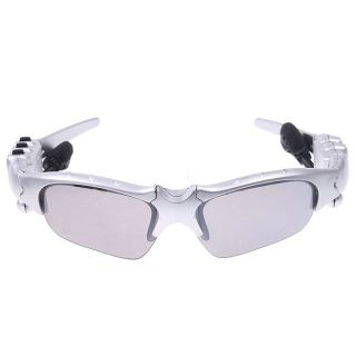 FM Radio Headset Fashion Sport Sunglasses Sun glasses Silver