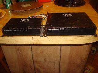 Lot of 2 Vintage Harman Kardon Amplifiers CA215 CA205