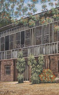 Iligan Ancestral House 24X30 Philippine Pinoy Art Oil Painting Free 