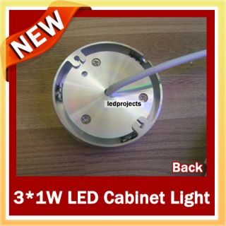 PACKAGE Include 100% new 1pcs 3W led cabinet lamp warm white.
