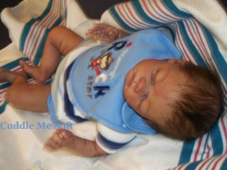 Beautiful Reborn Baby Boy Tina Kewys Khian Tummy Plate