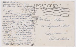 Camp Lejeune Hospital 1944 Picture Postcard