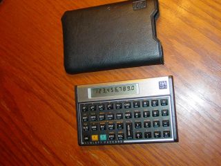 HP 11C Vintage Scientific Calculator with Case