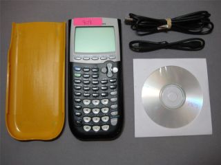   TI 84 Plus Yellow Graphing Calculator Good Condition ID 909