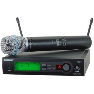 Shure SLX24 BETA87A L4 Wireless Handheld Microphone System New 