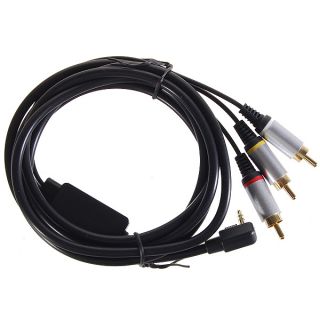 AV Audio Video Composite TV Out Cable for Sony PSP Slim 2000 3000 2M 