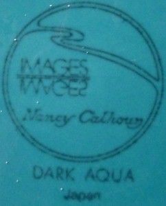 Nancy Calhoun China Solid Color Dark Aqua Vegetable Bow