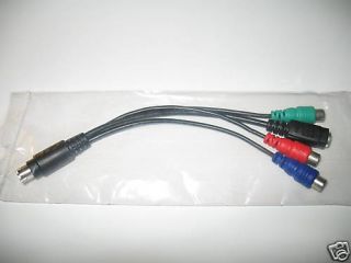   Graphics VGA Card TV Out 9pin Component Cable Adapter Dongle