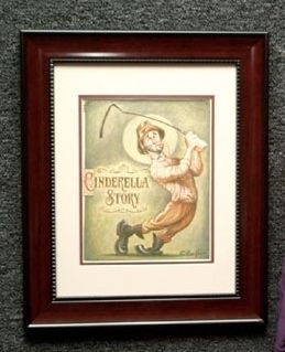 NEW David OKeefe Framed Caddyshack Cinderella Story Print 8 x 10