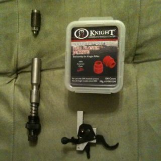 Knight Wolverine W209 50 cal black powder 209 conversion bolt trigger 